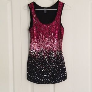 Sequined top from Rue 21.